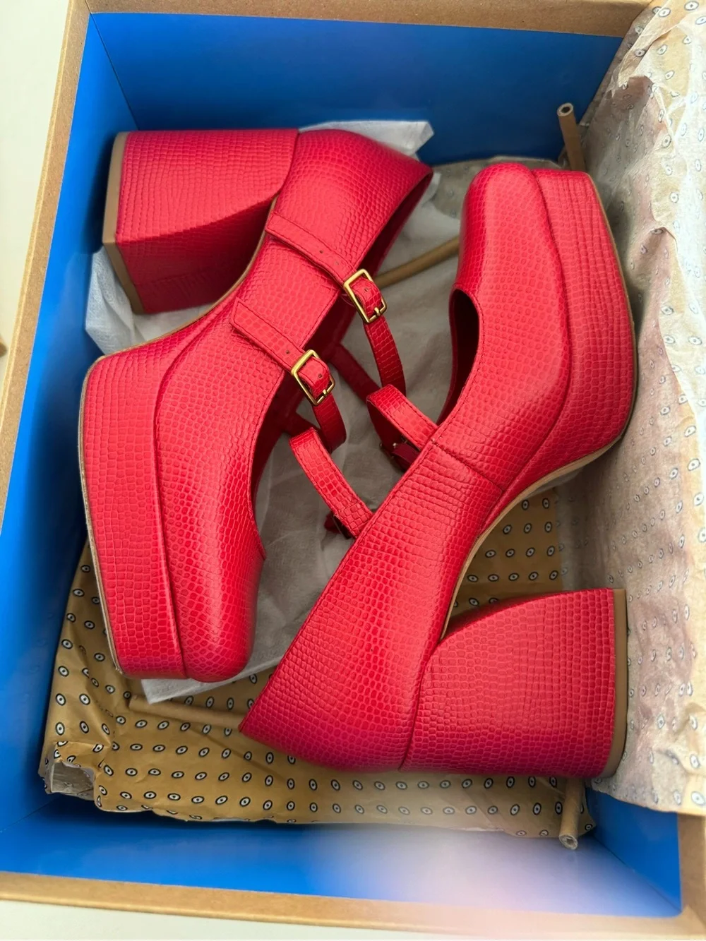 Nib charlotte stone bizzy in vamp sz 7 - Picture 8 of 8